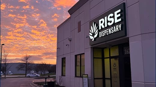 RISE Dispensaries Rock Creek storefront-D