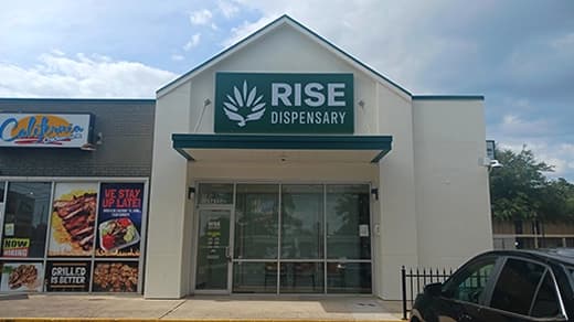 RISE Dispensaries Tallhassee on Tennessee storefront-D.webp